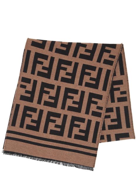 fendi scarf mens|Fendi multicolor scarf.